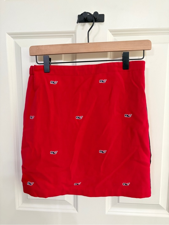Vineyard Vines Other - Vineyard Vines Red Mini Skirt size 16 youth or women’s S Whale Motifs.